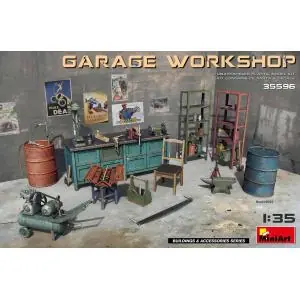 MINIART 1/35 Garage Workshop Popolare
