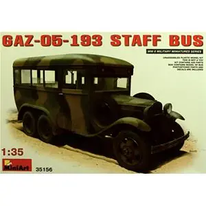 Promozione Esclusiva MINIART 1/35 GAZ-05-193 Staff Bus