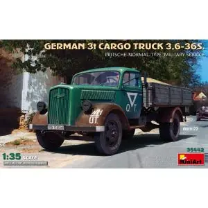 MINIART 1/35 German 3t Cargo Truck 3,6-36S. Pritsche-Normal-Typ Prezzo Di Fabbrica