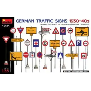 MINIART 1/35 German Traffic Signs 1930-40‘s Offerta Limitata
