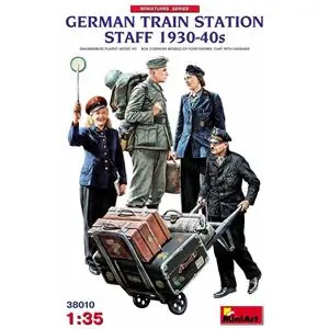 MINIART 1/35 German train station staff 1930-40s Popolare