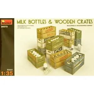 MINIART 1/35 Milk Bottles & Wooden Crates Ordina Subito