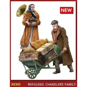 Vendita Finale MINIART 1/35 Refugees. Chandlers Family/Flüchtlinge. Händler F.