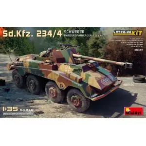 MINIART 1/35 Sd.Kfz. 234/4 Schw.Panzerspaehwagen Pak (INTERIOR) Super Prezzo