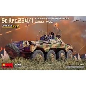 Compra Online MINIART 1/35 Sd.Kfz.234/1 Schwerer Panzer-Spwg. (INTERIOR KIT)