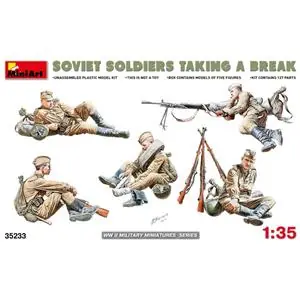 MINIART 1/35 Soviet soldiers taking a break Prezzo Conveniente