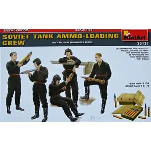 Reso Gratuito MINIART 1/35 Soviet Tank Ammo-Loading Crew
