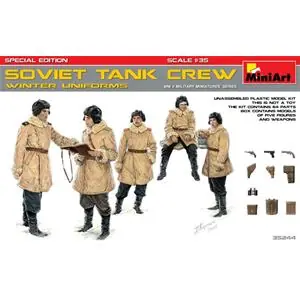 MINIART 1/35 Soviet Tank Crew (Winteruniform) Special Edition Esclusivo