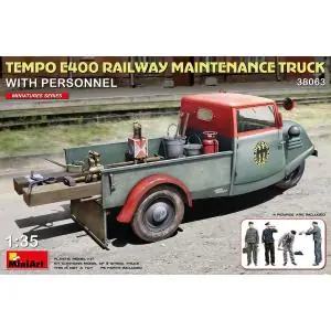 MINIART 1/35 Tempo E400 railway maintenance truck w/ personnel Consegna Rapida