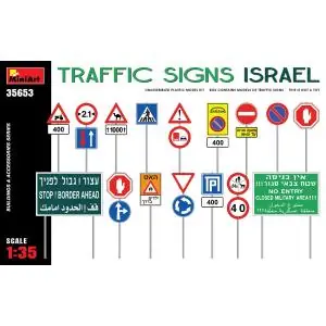 Non Perdere MINIART 1/35 Traffic Signs. Israel