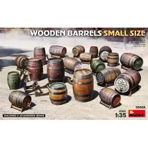 MINIART 1/35 Wooden Barrels Small Size Nuova Collezione