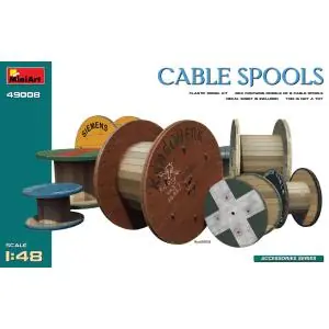 MINIART 1/48 Cable Spools Offerta Del Giorno