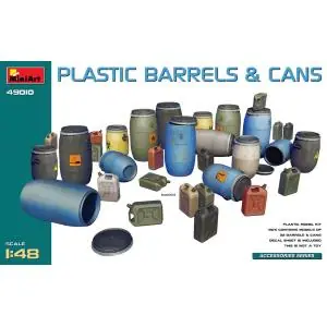 MINIART 1/48 Plastic barrels and cans Offerta Del Giorno