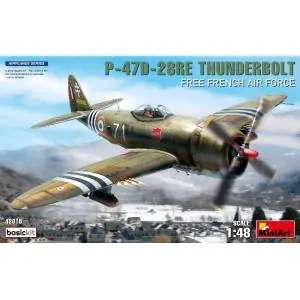 MINIART 1/48 Republic P-47D-28RE Thunderbolt - FFAF Basic Kit Offerta Lampo