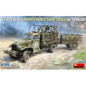 MINIART 1 35 G7117 1,5t 4x4 Maintenance Shop Truck w/ Trailer Prezzo Conveniente