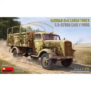 Prezzo Conveniente MINIART 1 35 German 3t 4x4 Cargo Truck 3,6-6700A Early Prod.