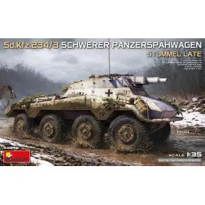 Pagamento Sicuro Miniart 1 35 Sd.Kfz.234/3 Schwerer Panzerspähwagen Stummel La