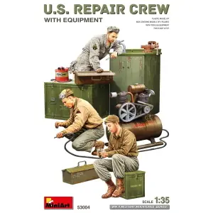 MINIART 1 35 U.S. Repair Crew w/equipment Esclusivo