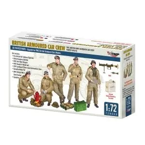Spedizione Espresso MIRAGE HOBBY 1/72. Ww2 British Army Armoured Car Crew, Winter 1944/45