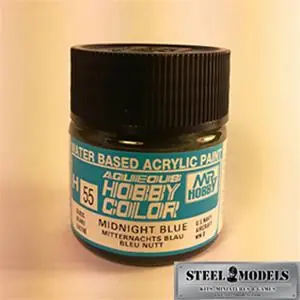 Spedito Oggi Mr Hobby -Gunze Aqueous Hobby Colors (10 ml) Midnight Blue