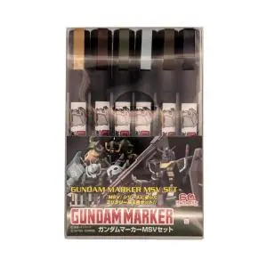 Must-Have Mr Hobby -Gunze Gundam Marker MSV Set