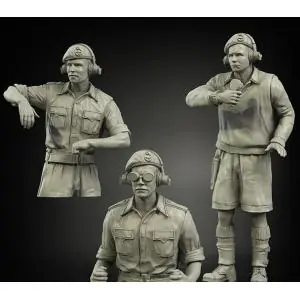 PANZERART 1 35 British RAC in North Africa Early Tank Crew Ultimissimo Modello