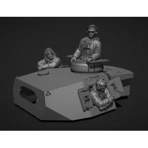 Ultima Occasione PANZERART 1 35 German Panzer turret crew Set (Pz.III/IV)