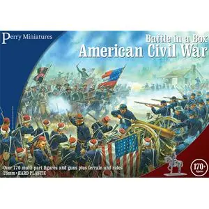 Quantità Limitata Perry Miniatures 28mm; Battle in a Box - Guerra Civile Americana (oltre 170 miniature)