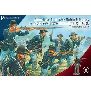 Occasione Imperdibile Perry Miniatures 28mm; Schermagliatori Unionisti della Guerra Civile Americana 1861-65