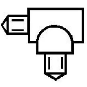 Plastruct raccordo a T per tubo TB-4 diam.3,2mm - pezzi 5 per conf Solo Oggi