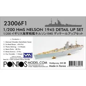 Saldi Pontos Model; 1 200; HMS NELSON 1945 Detail Up Set