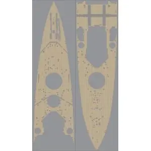 Pontos Model; 1 350; HMS Prince of Wales Wooden Deck set 1/350 Vendita Finale