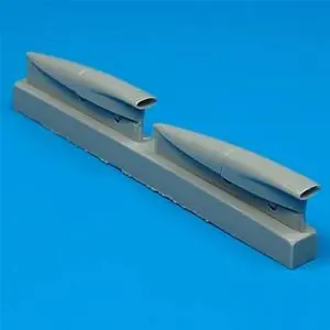 Consegna Rapida Quickboost 1 48 F-8 Crusader air cooling scoops f.Hasegawa Bausatz
