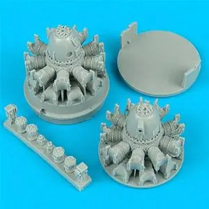 Quickboost 1 48 P-61 Black Widow engines f. Revell Monogram Bausat Sconto