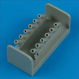 Direttamente Dal Produttore Quickboost 1 48 Spitfire Mk. IX exhausts - round für Hasegawa Baus