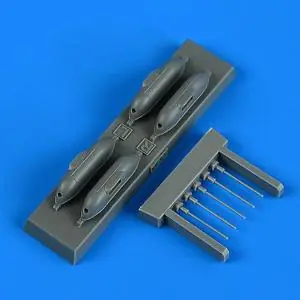 Quickboost 1 72 Bf 109G-6/ R6 cannon pods - Tamiya Compra Oggi Stesso