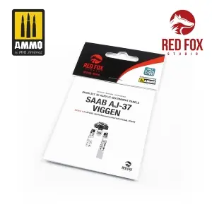Spedito Oggi Red Fox Studios 1/48 Saab AJ-37 Viggen (for Special Hobby kit)