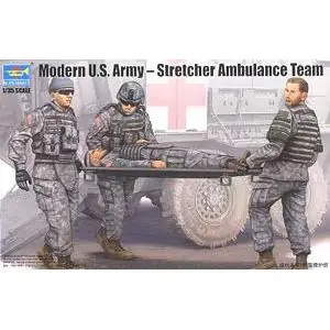 Economico TRUMPETER 1/35 Modern US Army Stretcher Ambulance Team