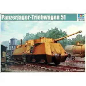 TRUMPETER 1/35 Panzerjäger-Triebwagen 51 Subito Disponibile
