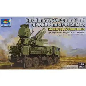 TRUMPETER 1/35 Russian 72V6E4 Combat Unit of 96K6 Pantsir-S1 Economico