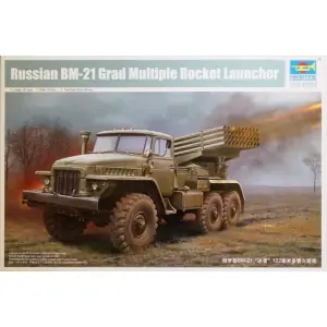 TRUMPETER 1/35 Russian BM-21 Grad Multiple Rocket Launcher Spedito Oggi