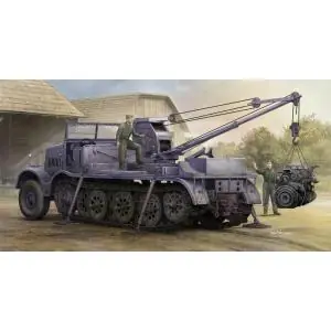 TRUMPETER 1/35 schw. Zugkraftwagen FAMO 18t w/6t Bilstein Crane Di Tendenza
