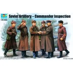 Quantità Limitata TRUMPETER 1/35 Sov. Artillery - Commander Inspection