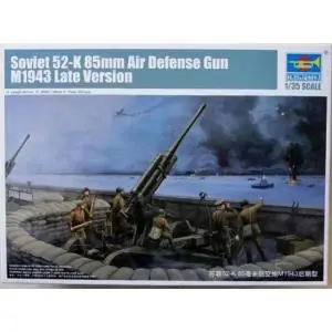 Prezzo Basso TRUMPETER 1/35 Soviet 52-K 85mm Air Defense Gun M1943