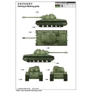 TRUMPETER 1/35 Soviet KV-122 Heavy Tank Soddisfatti O Rimborsati
