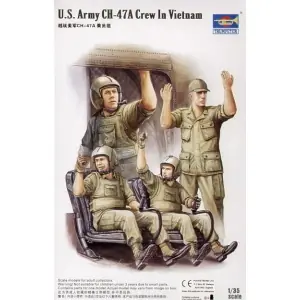 Prezzo Conveniente TRUMPETER 1/35 US Army CH-47 Crew in Vietnam
