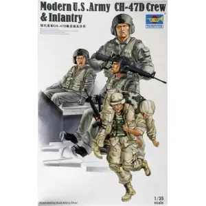 Solo Oggi TRUMPETER 1/35 US Army CH-47D Crew & Infantry