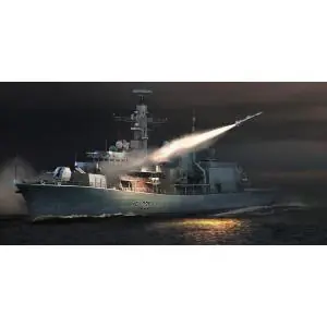 TRUMPETER 1/350 HMS TYPE 23 Frigate - Monmouth(F235) Reso Gratuito