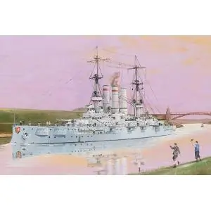 TRUMPETER 1/350 Schleswig - Holstein Battleship 1908 Consegna Rapida