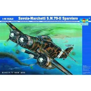 TRUMPETER 1/48 Savoia-Marchetti S.M.79-II Sparviero Offerta
